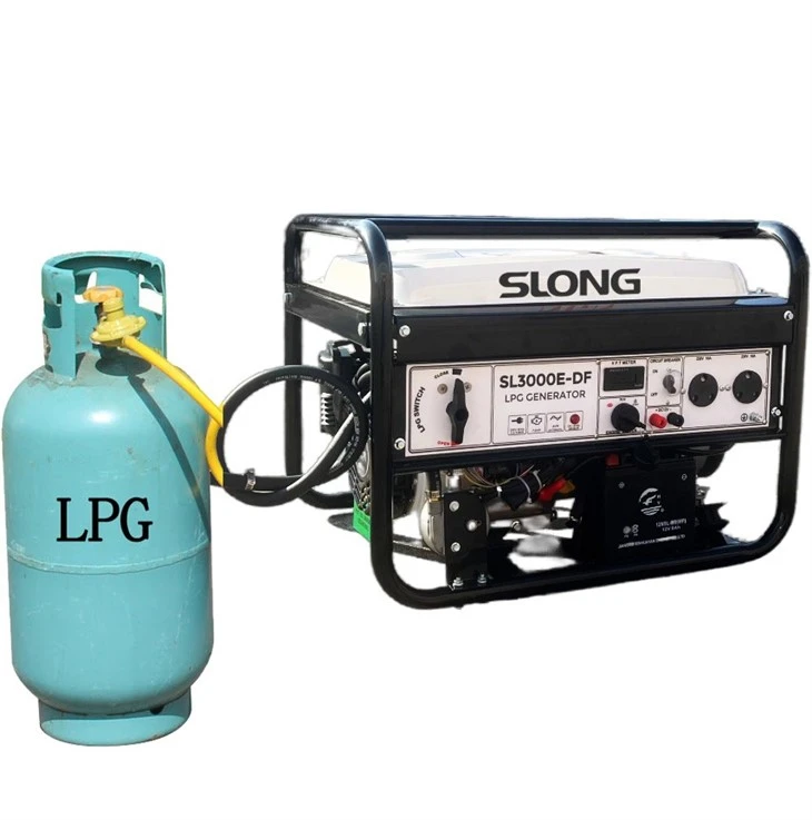 SLONG Brand Portable Home Electric Lpg Generator 2.5kw